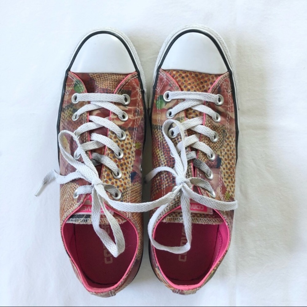 Converse Floral Rose Sneakers